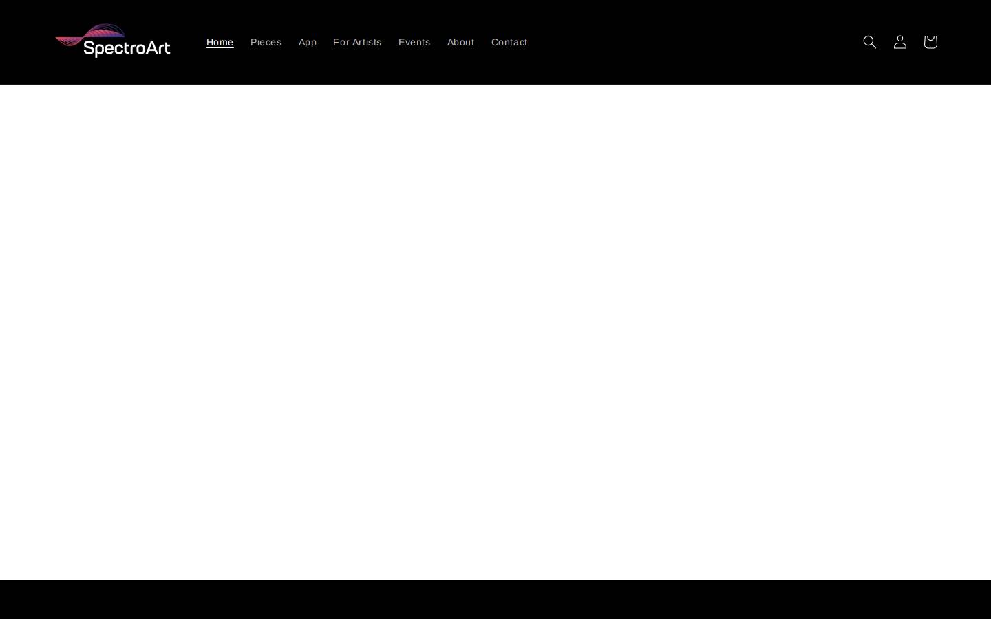 spectroart.com homepage screenshot