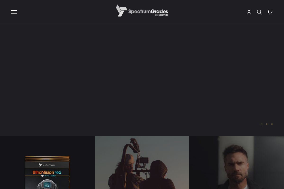 SpectrumGrades homepage screenshot