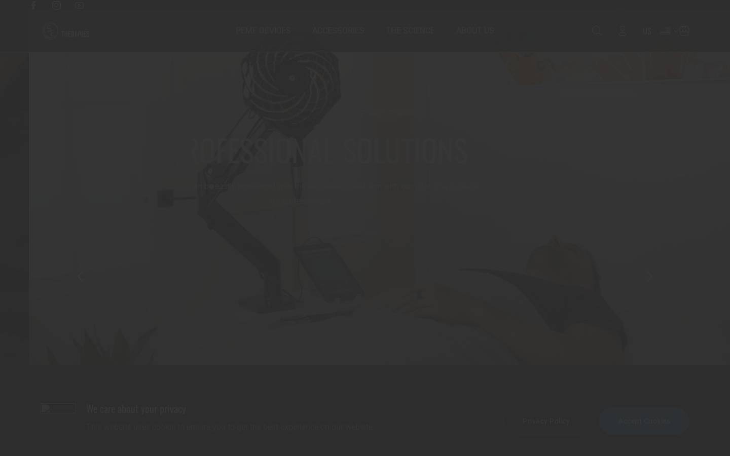 spectrumpemf.com homepage screenshot