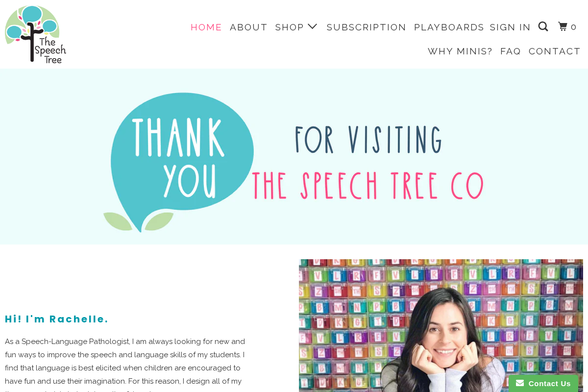 Speech Tree Co homepage screenshot