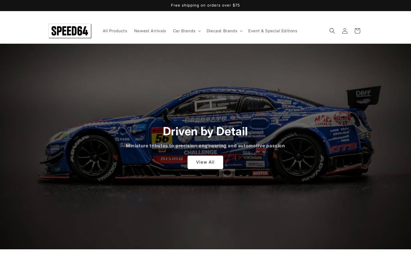 speed64.com homepage screenshot