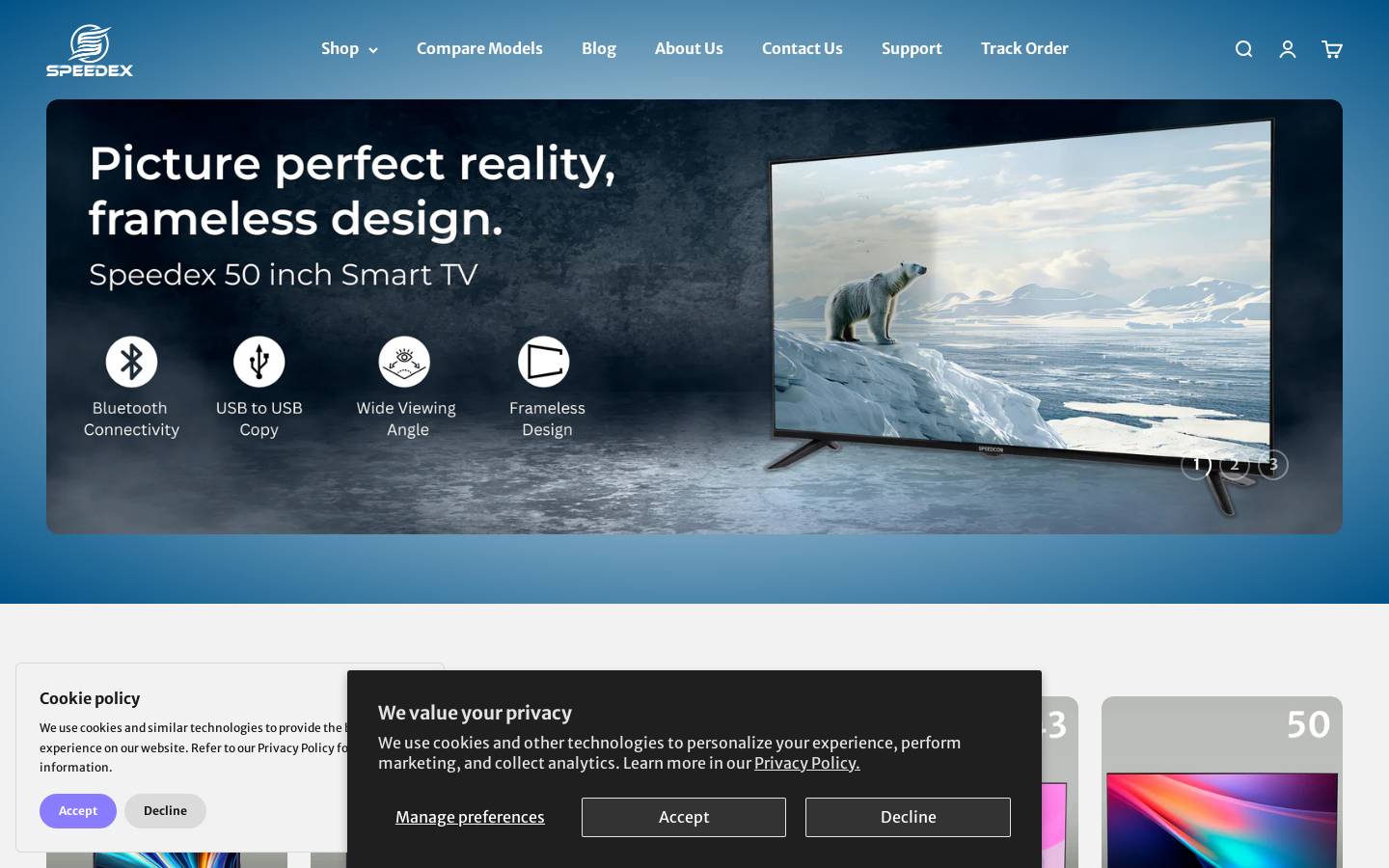 speedexworld.com homepage screenshot