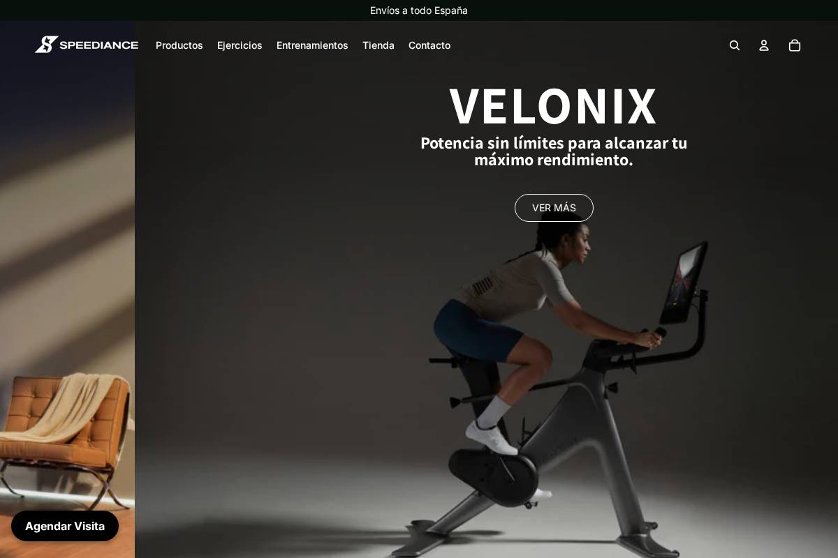 speediancefitness.es homepage screenshot