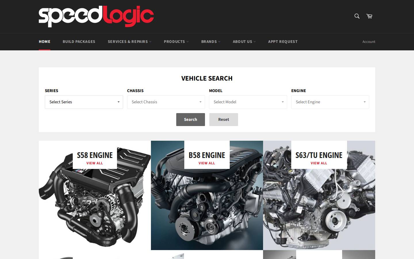 speedlogicauto.com homepage screenshot