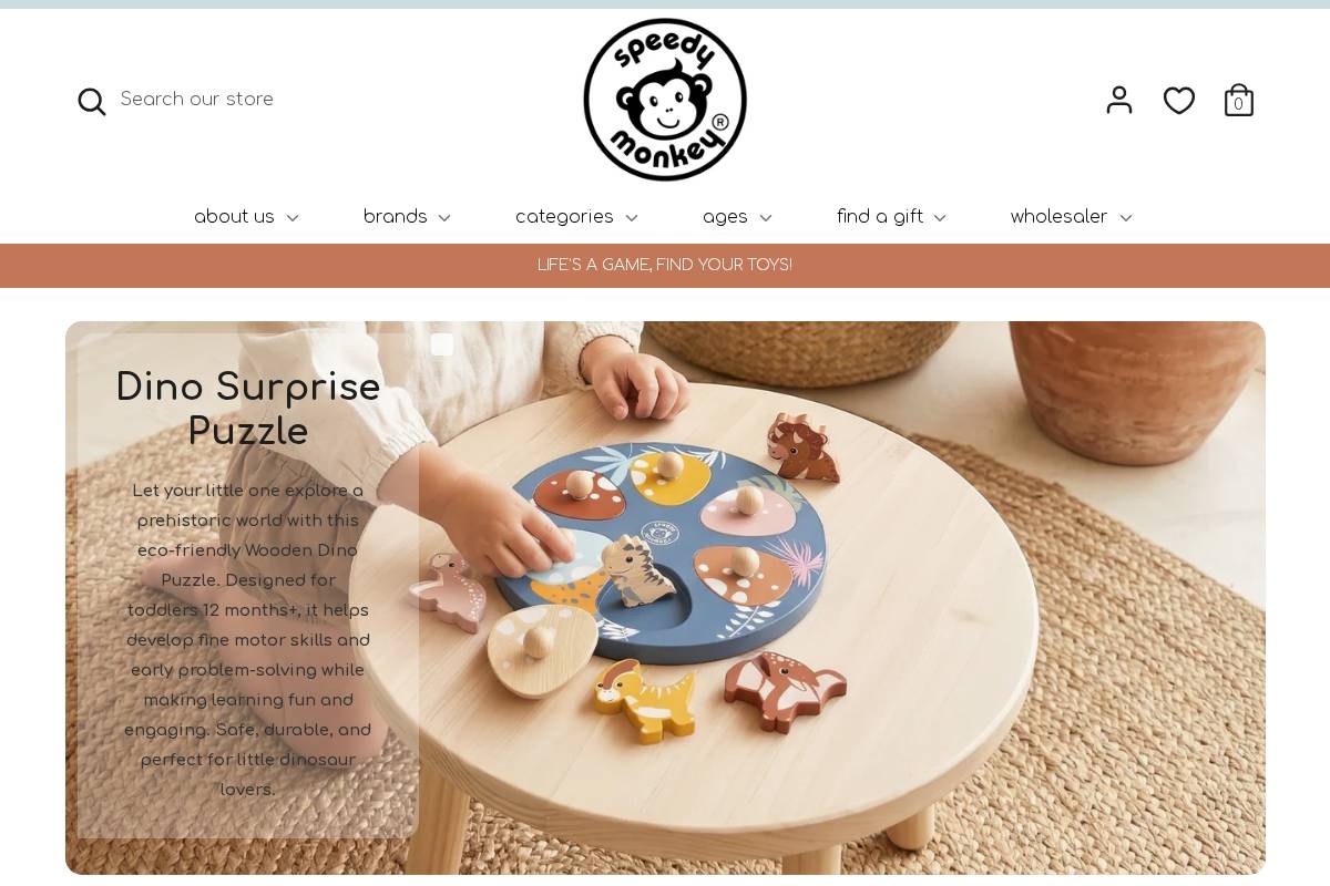 speedymonkey.com homepage screenshot