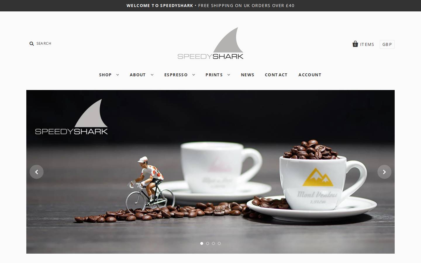 speedyshark.com homepage screenshot