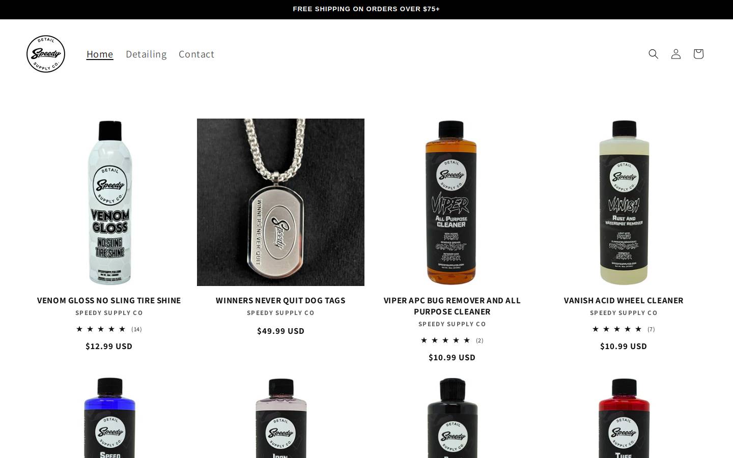 speedysupplyco.com homepage screenshot
