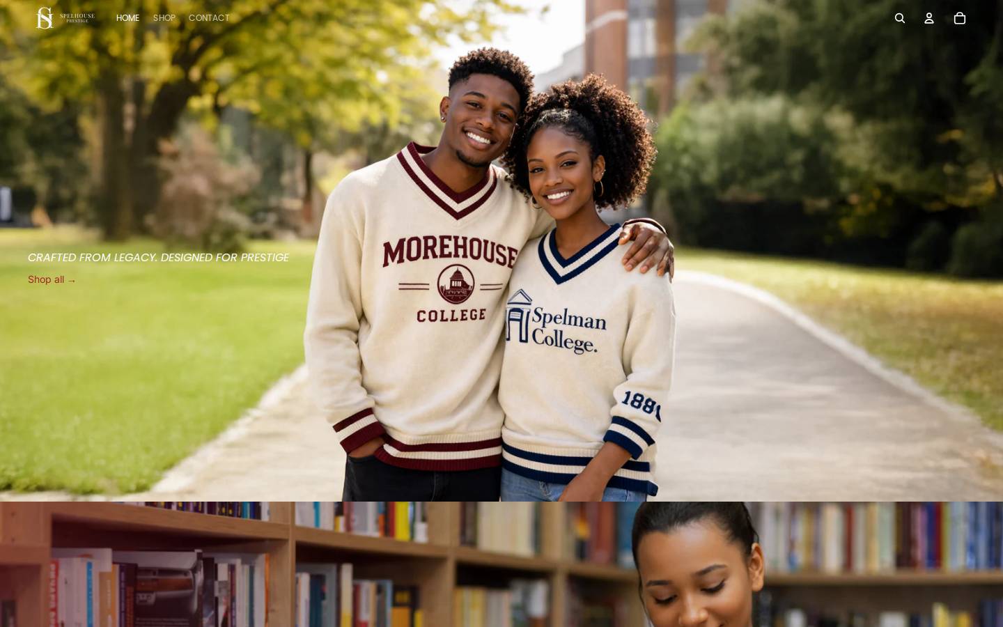 spelhousecollection.com homepage screenshot