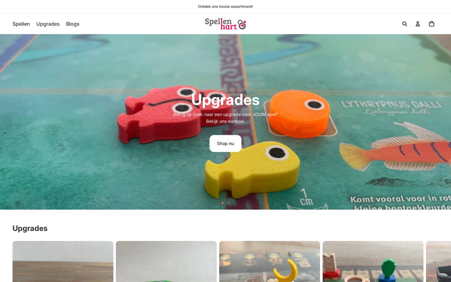 spellenhart.nl homepage screenshot
