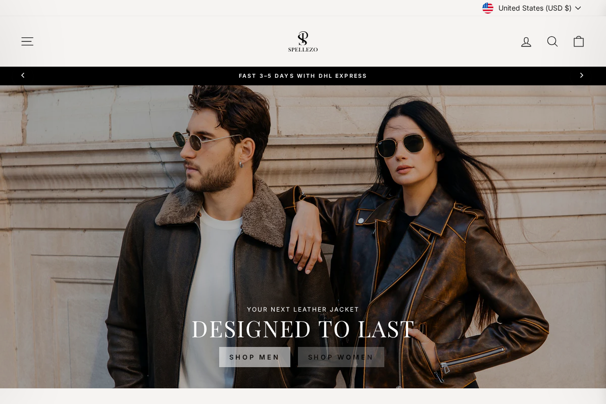 Spellezo homepage screenshot