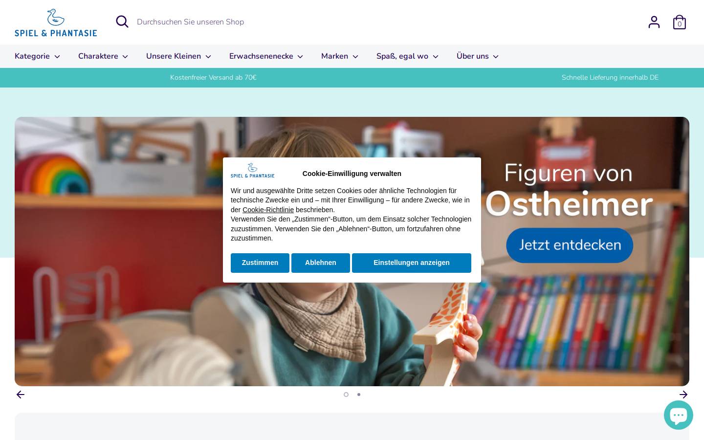 spielundphantasie.de homepage screenshot