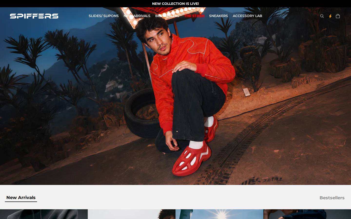 spiffers.in homepage screenshot