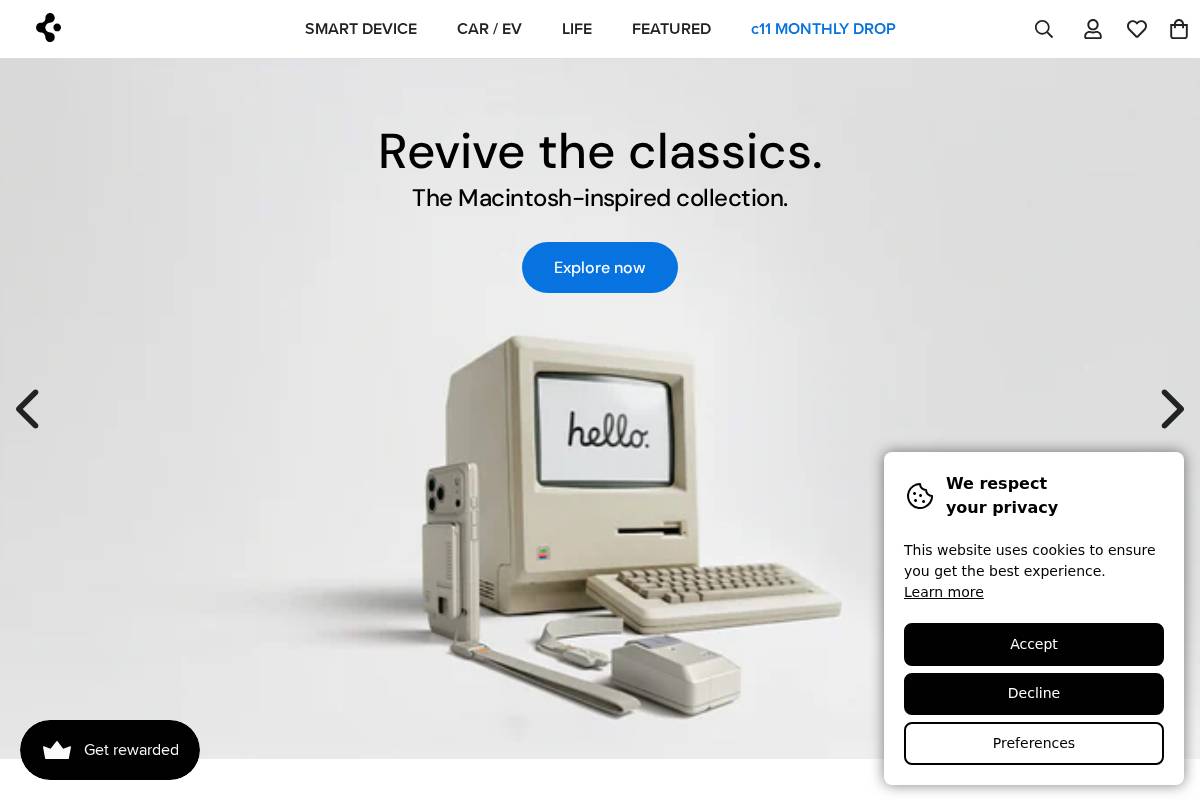 Spigen homepage screenshot