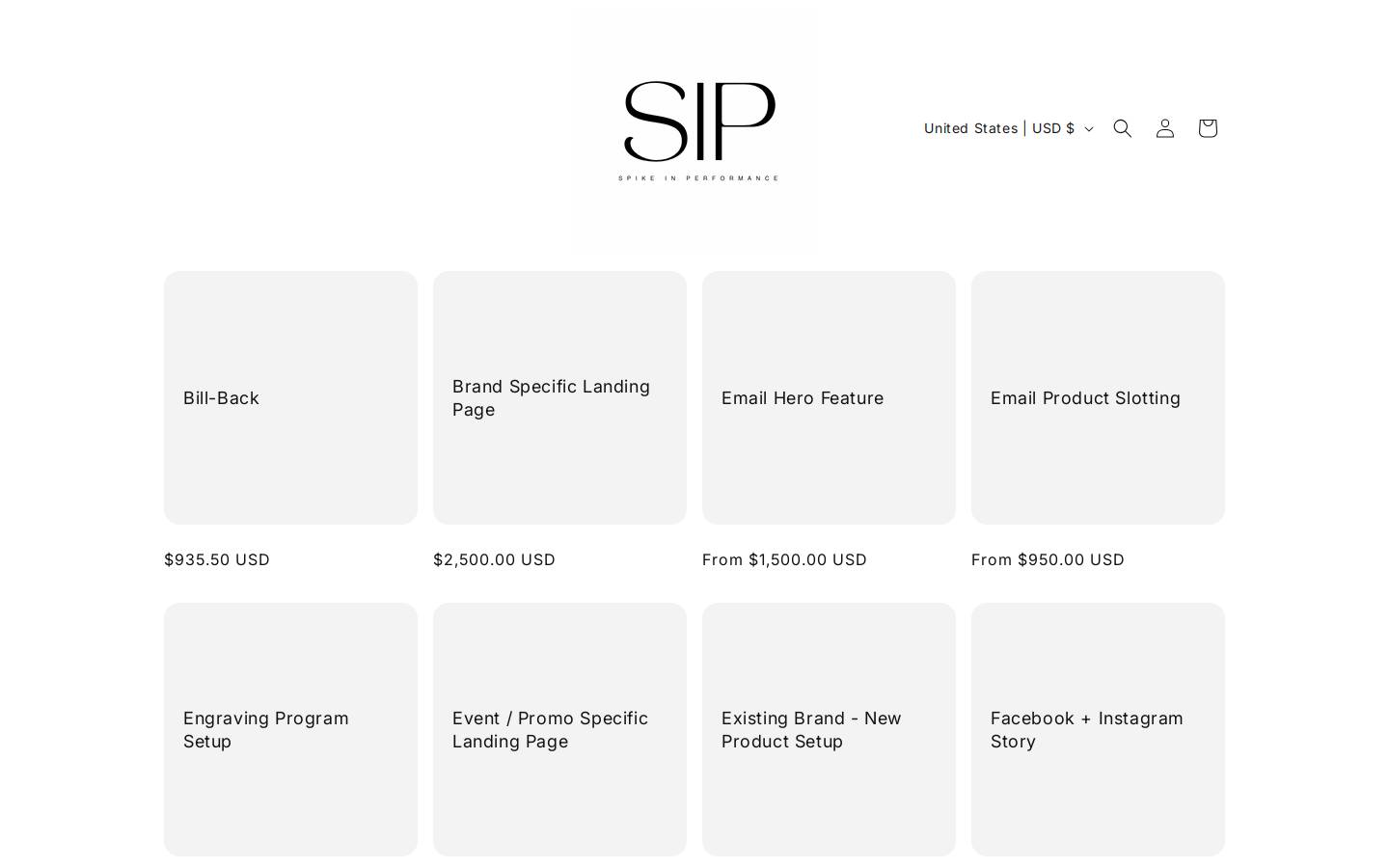 spikeinperformance.com homepage screenshot