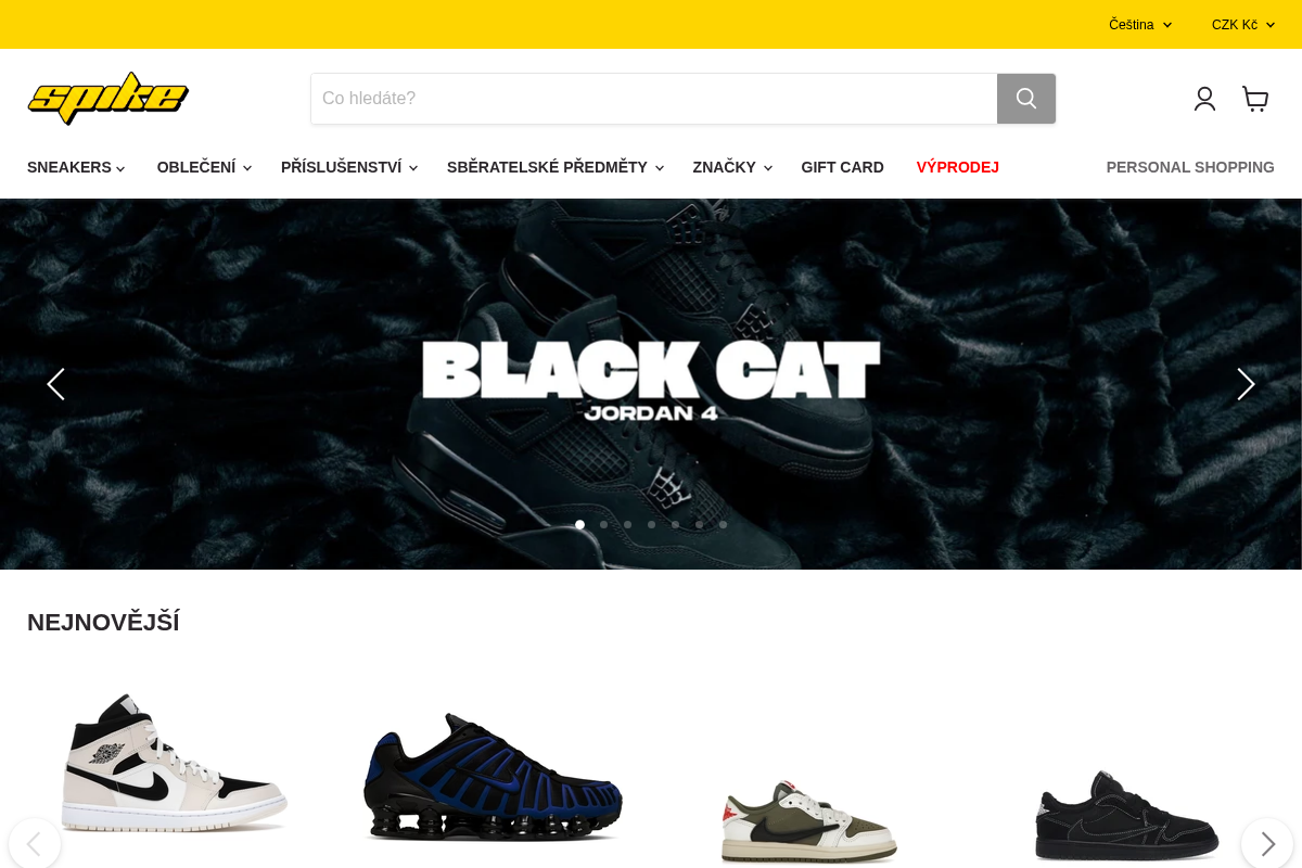 spikeprague.cz homepage screenshot