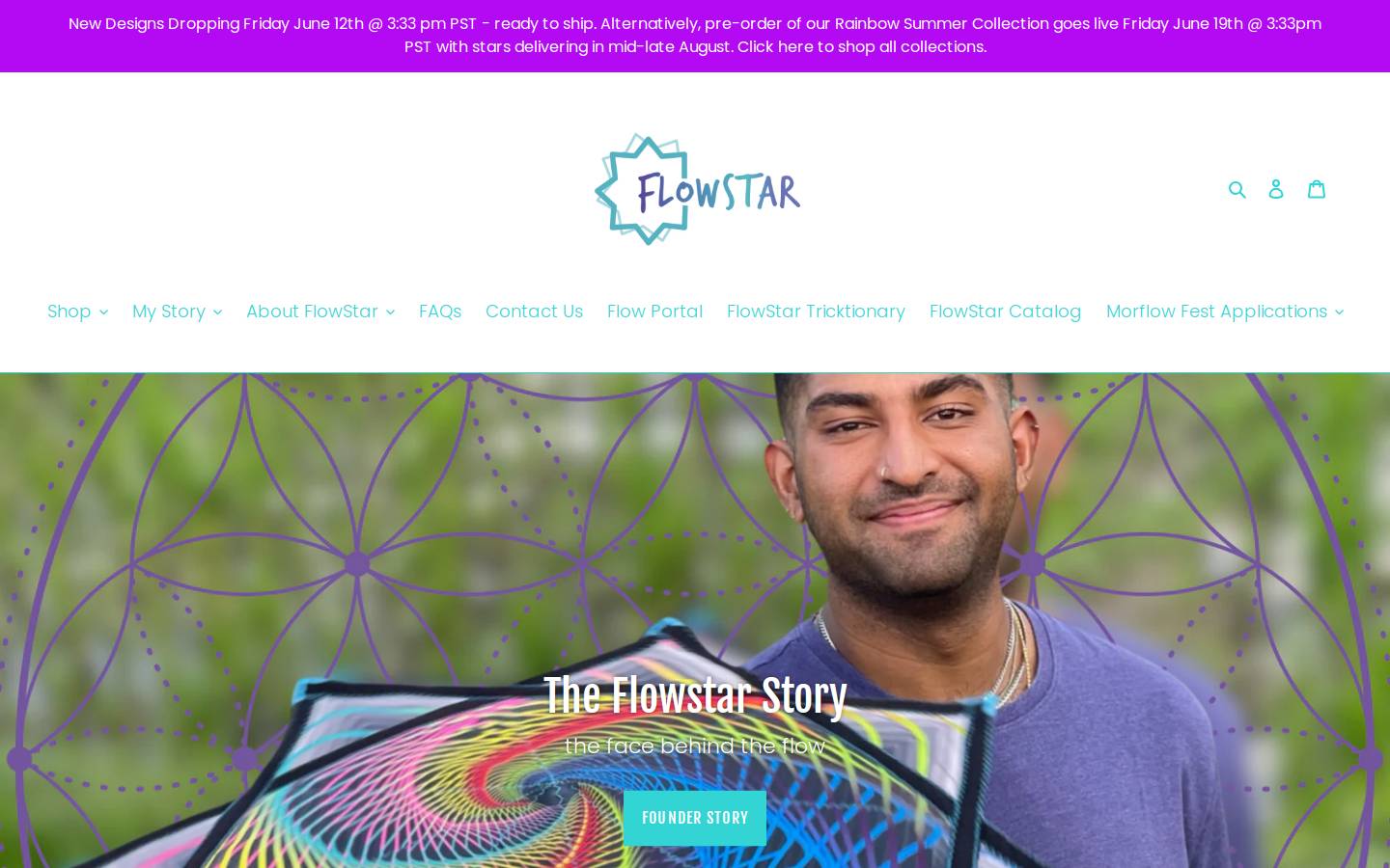 spinflowstar.com homepage screenshot