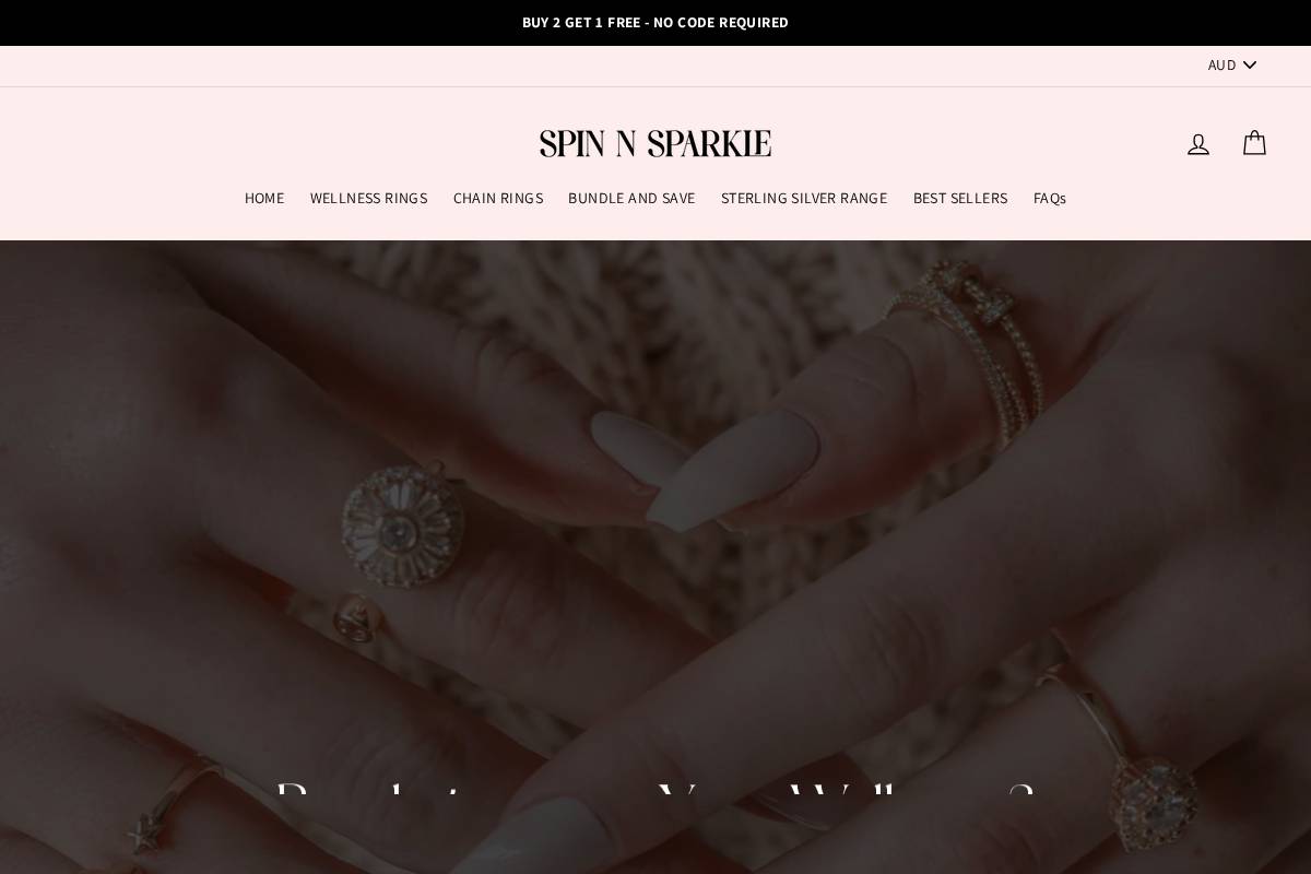 spinnsparkle.com.au homepage screenshot