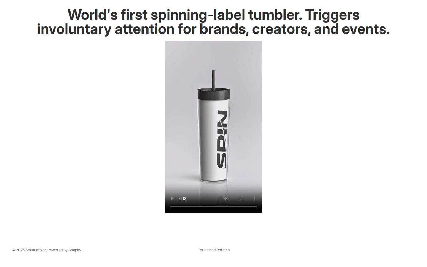 spintumbler.com homepage screenshot