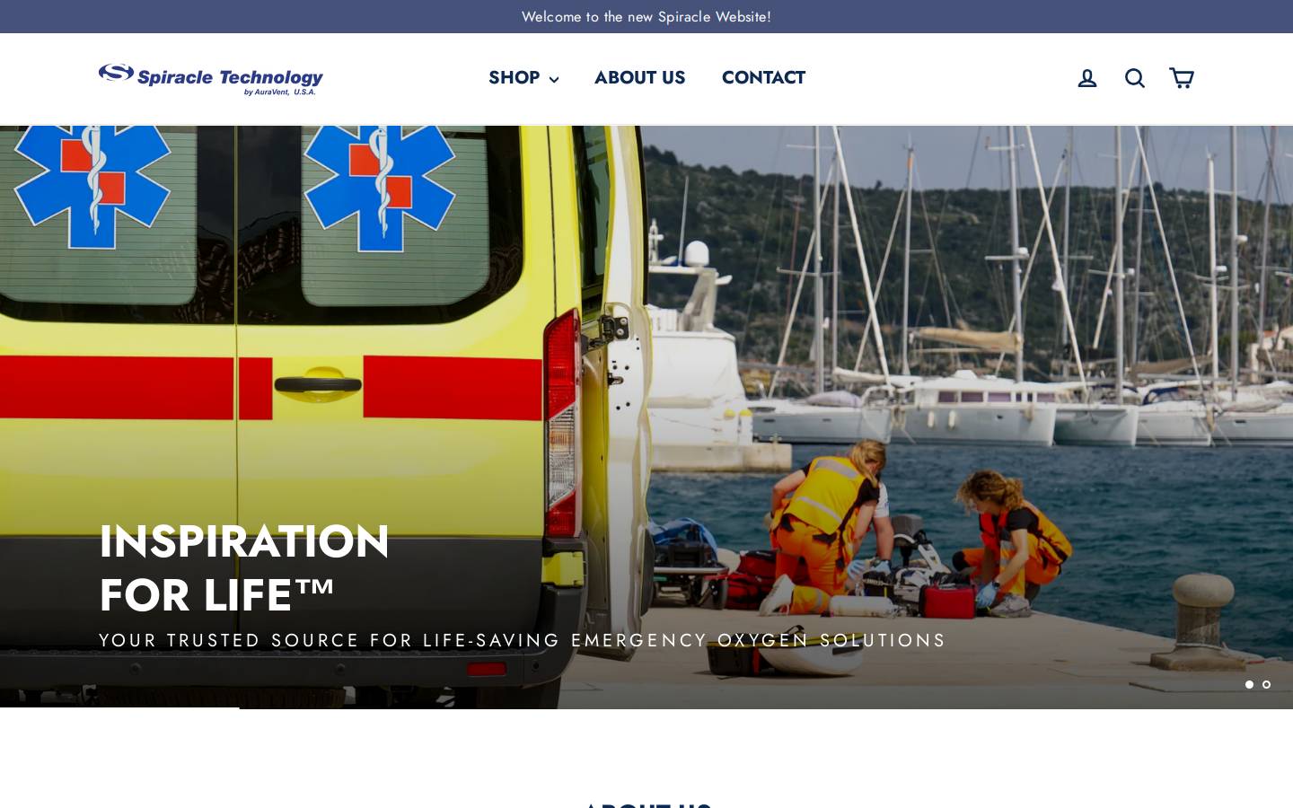 spiracle.com homepage screenshot