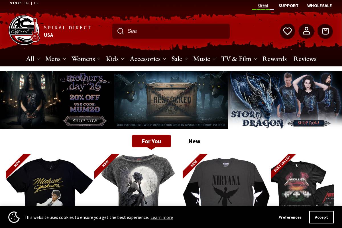Spiral Designs Limited homepage screenshot