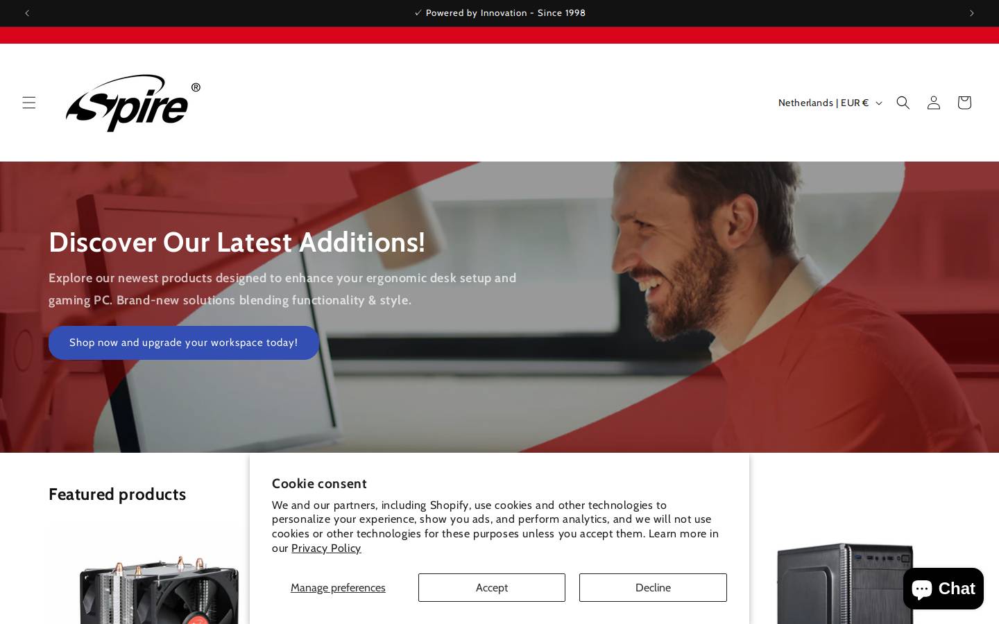 Spire-Corp HQ homepage screenshot