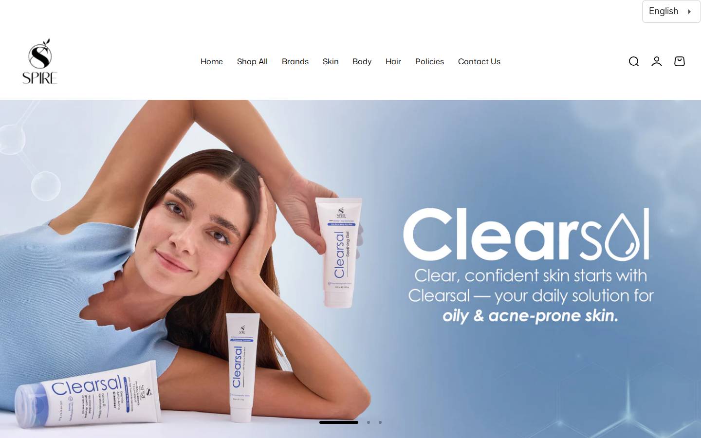 spirepharma.com homepage screenshot
