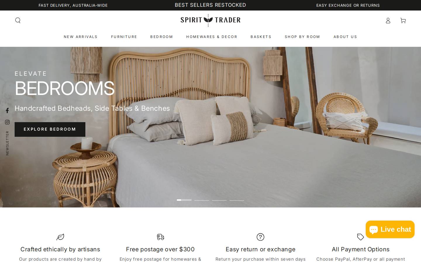 spirit-trader.com homepage screenshot