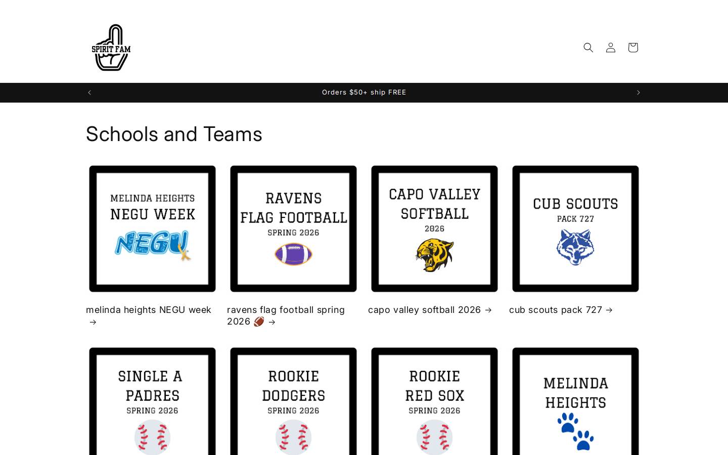 spiritfam.com homepage screenshot