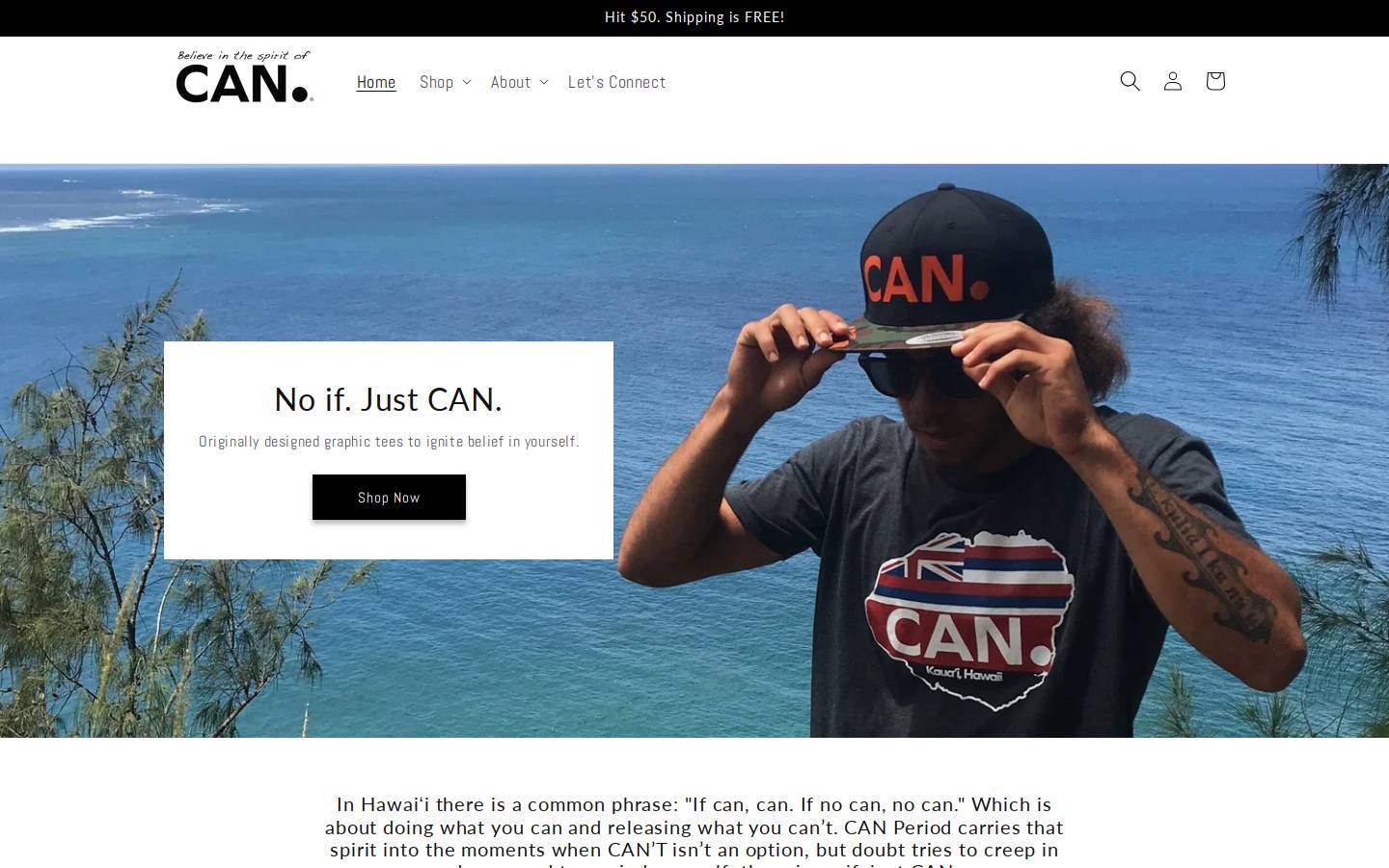 spiritofcan.com homepage screenshot