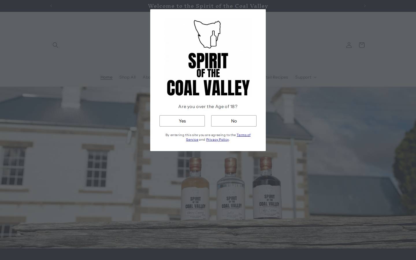 spiritofthecoalvalley.com homepage screenshot