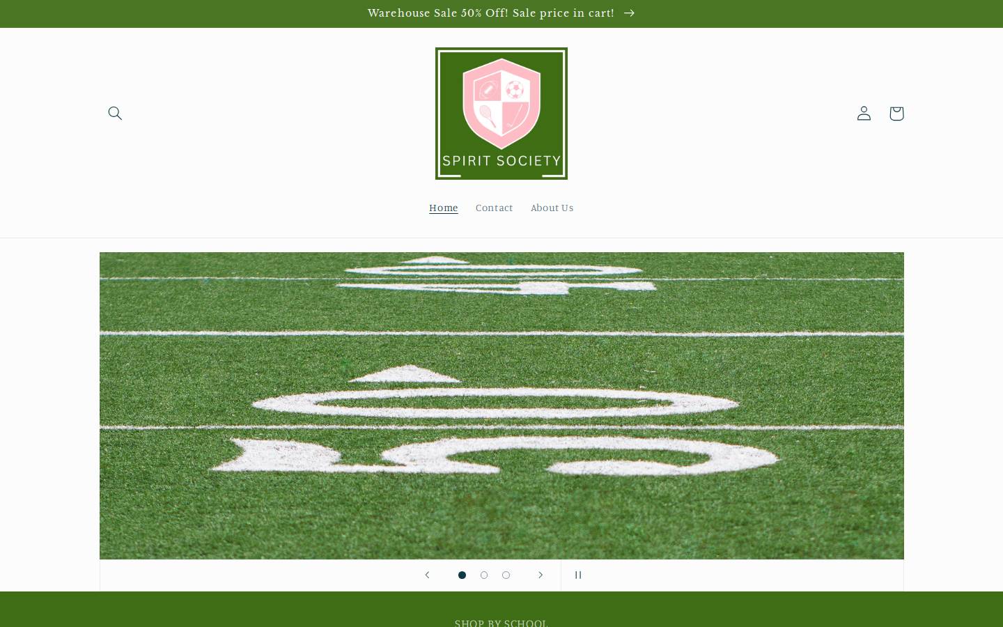 spiritsocietyco.com homepage screenshot