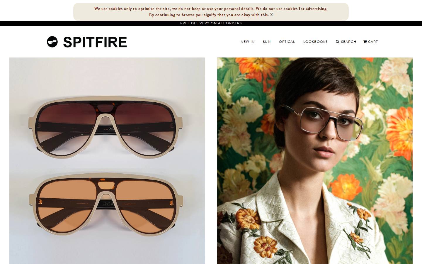 spitfire-design.com homepage screenshot