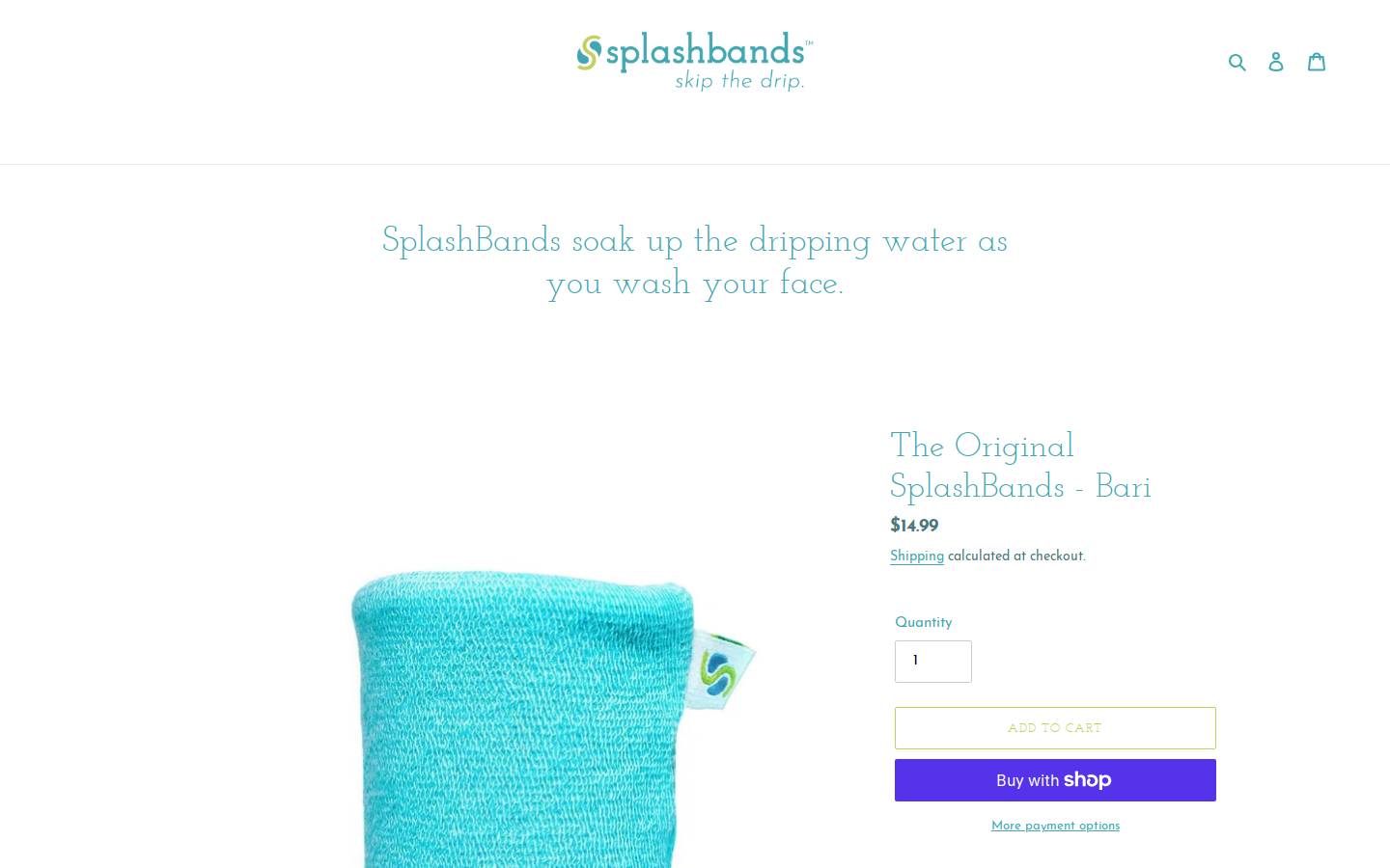 splashbands.com homepage screenshot