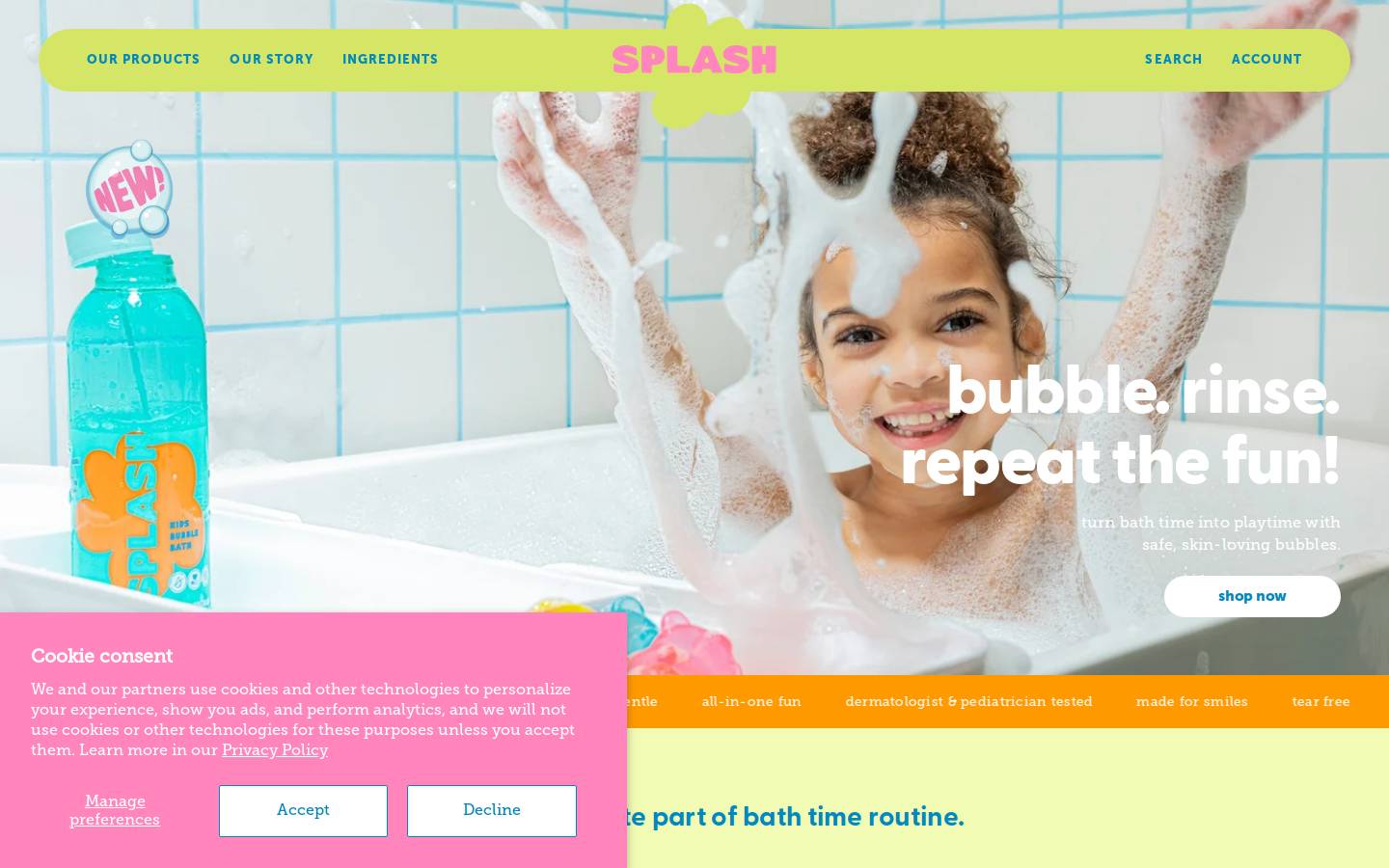 splashforkids.com homepage screenshot