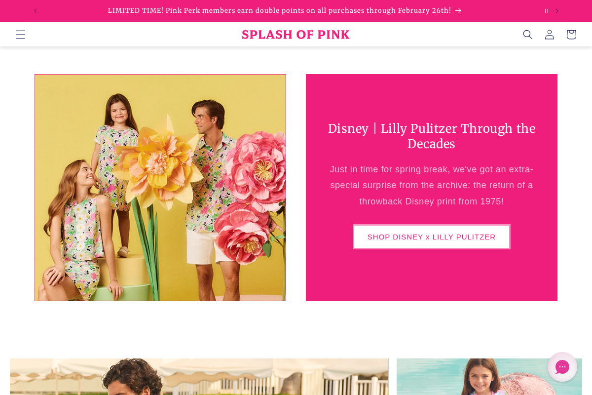 Splash of Pink Clothing Westport homepage screenshot