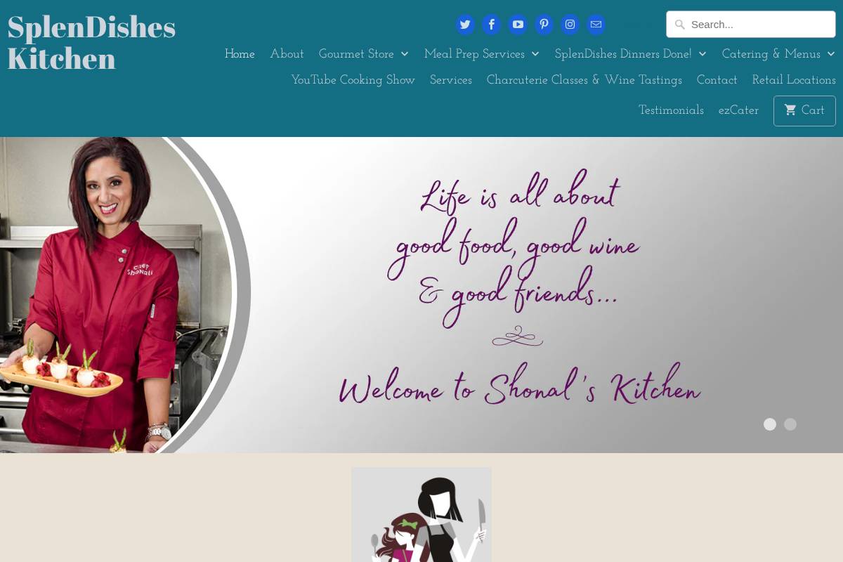 splendishes.com homepage screenshot