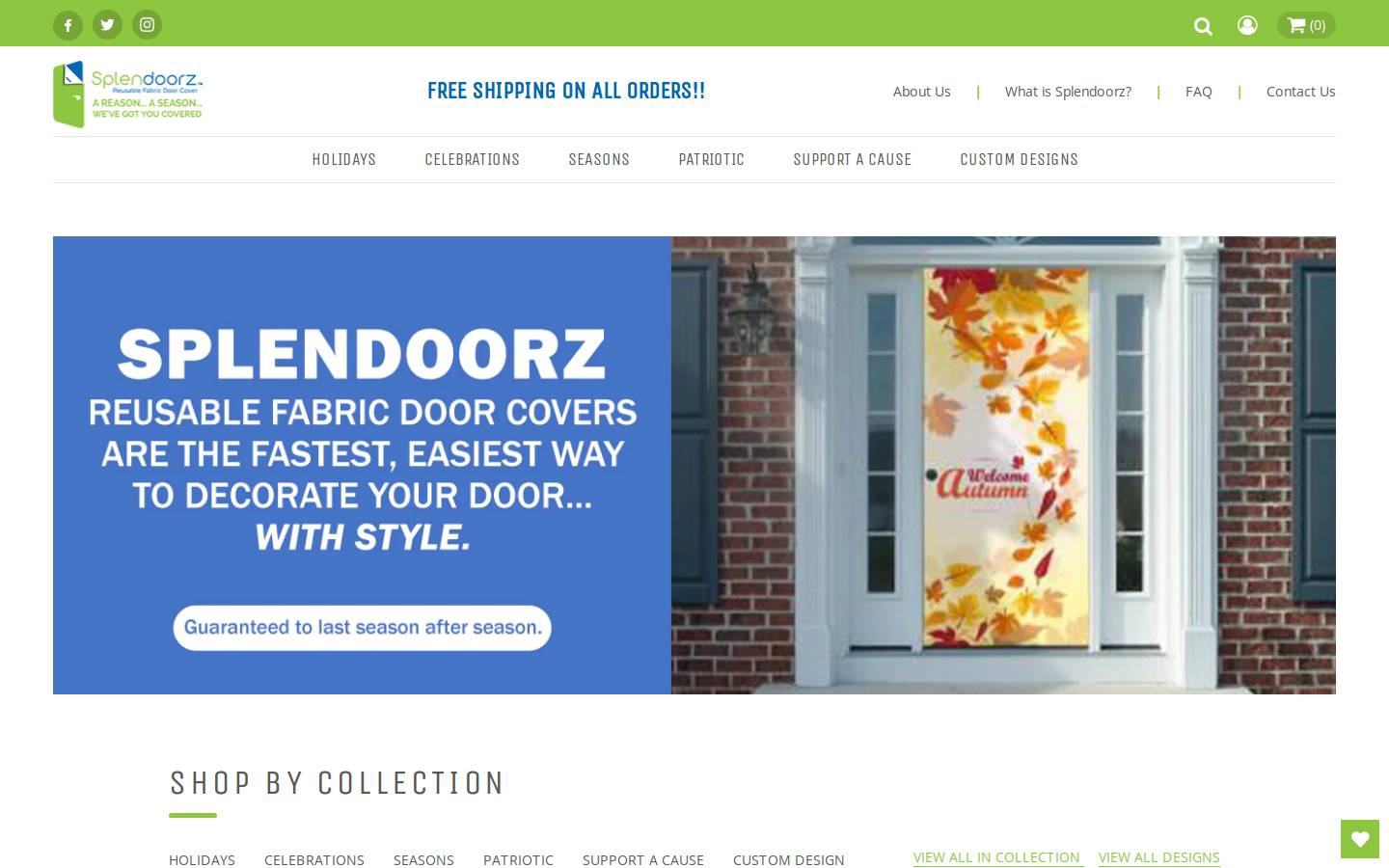 splendoorz.com homepage screenshot