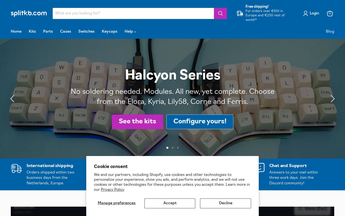 splitkb.com homepage screenshot