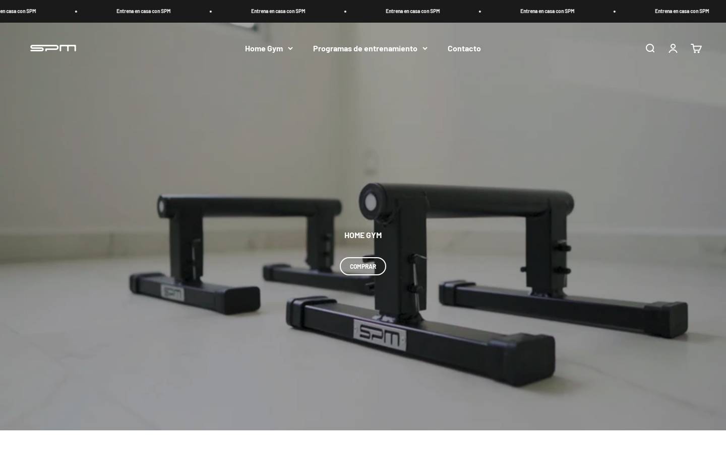 spmfit.com homepage screenshot