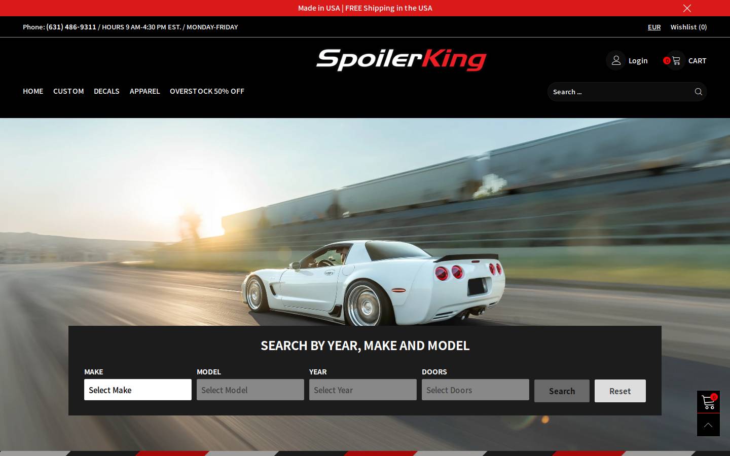 Spoilerking homepage screenshot