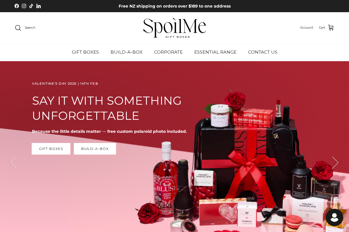 Spoilme homepage screenshot
