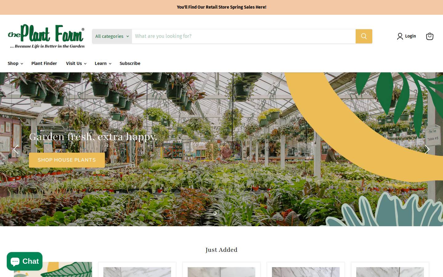 spokaneplantfarm.com homepage screenshot
