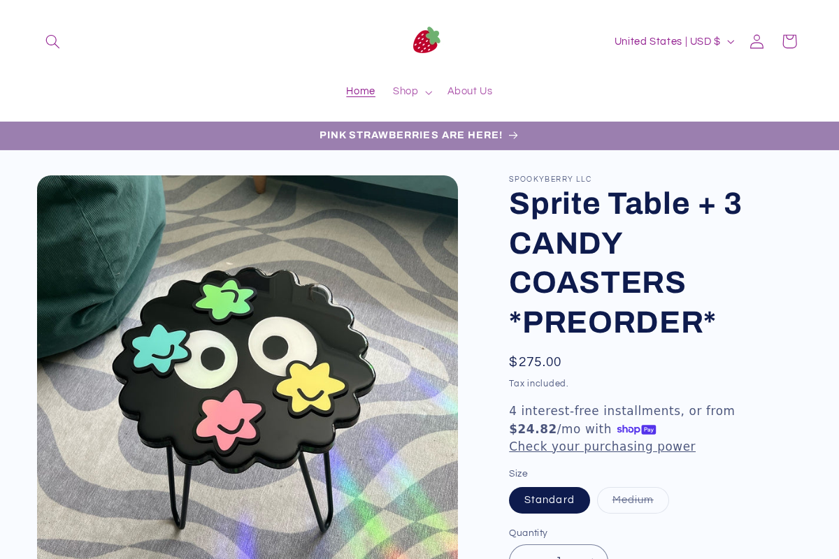 SpookyBerry LLC homepage screenshot