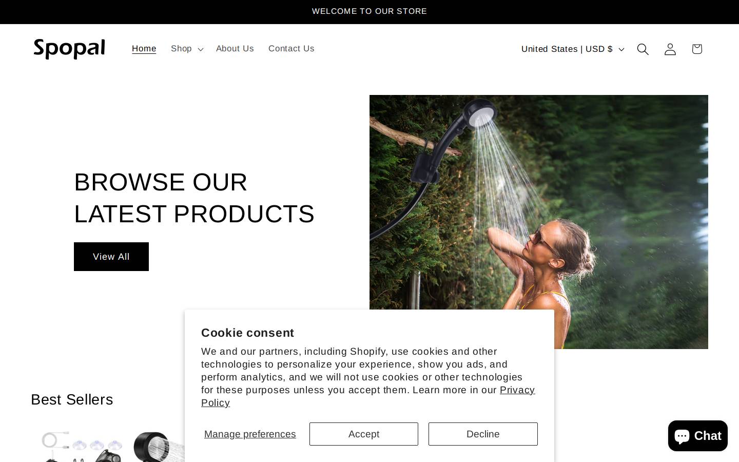 spopal.com homepage screenshot