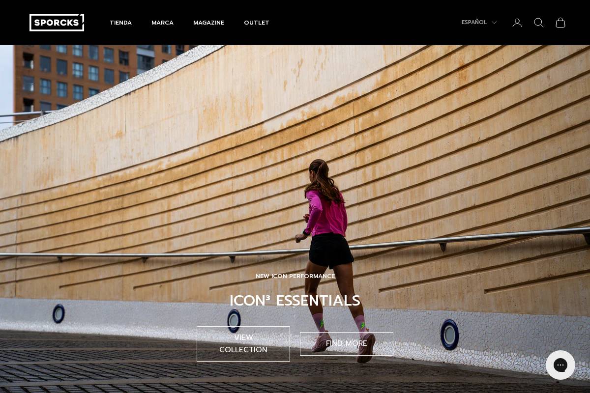 SPORCKS homepage screenshot