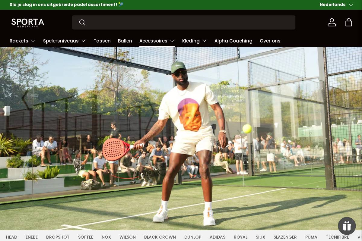 Sportanederland homepage screenshot