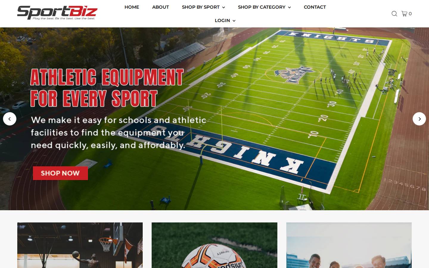 sportbiz.co homepage screenshot