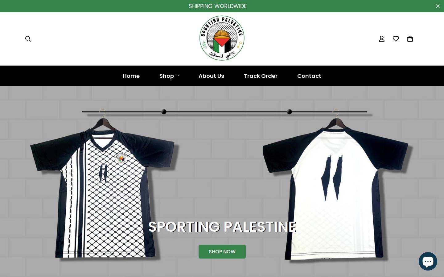 sportingpalestine.com homepage screenshot