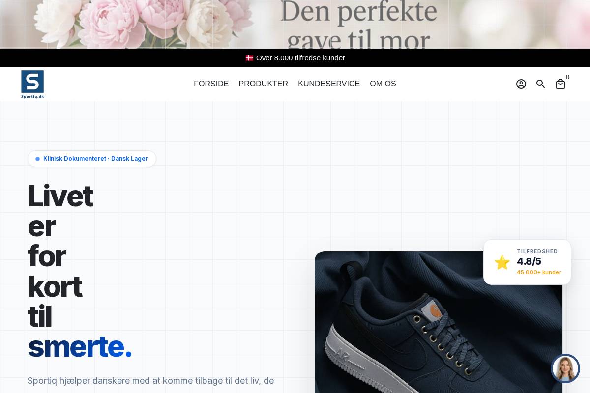 Sportiq homepage screenshot