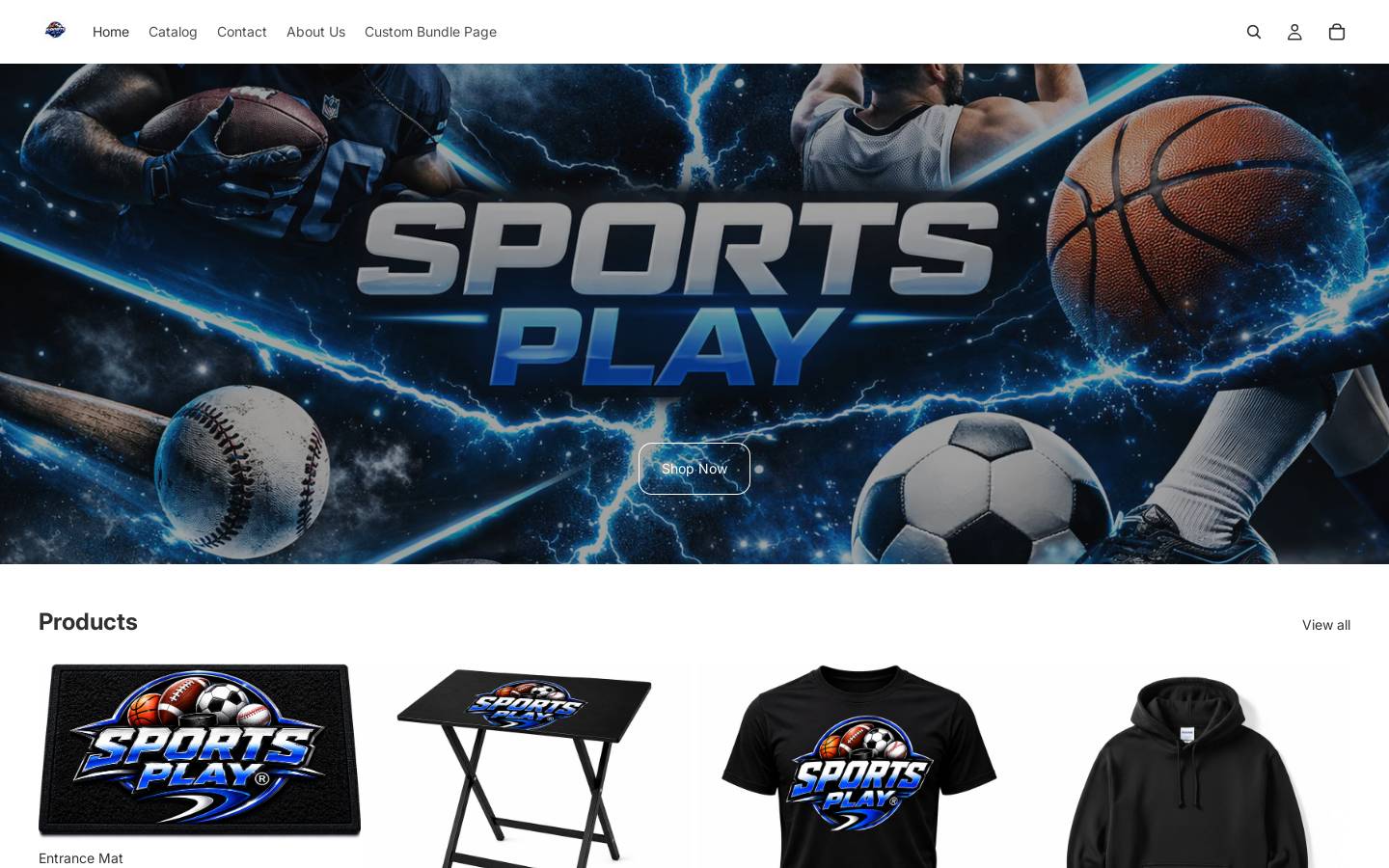 sportsplay.shop homepage screenshot